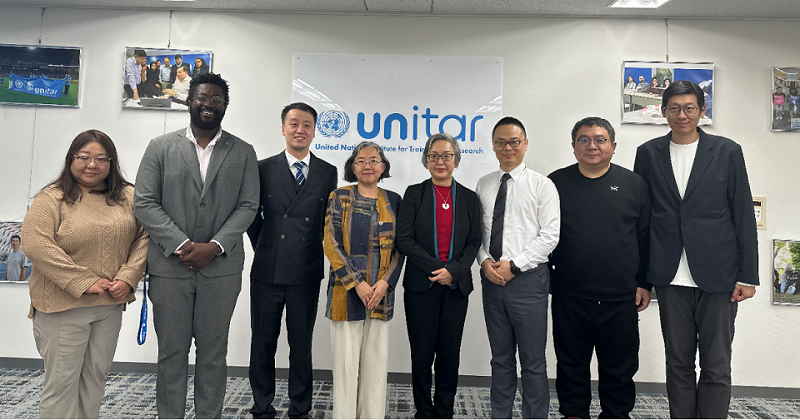 上海气候周赴日与联合国训练研究所广岛办公室会谈，共商2025年合作发展